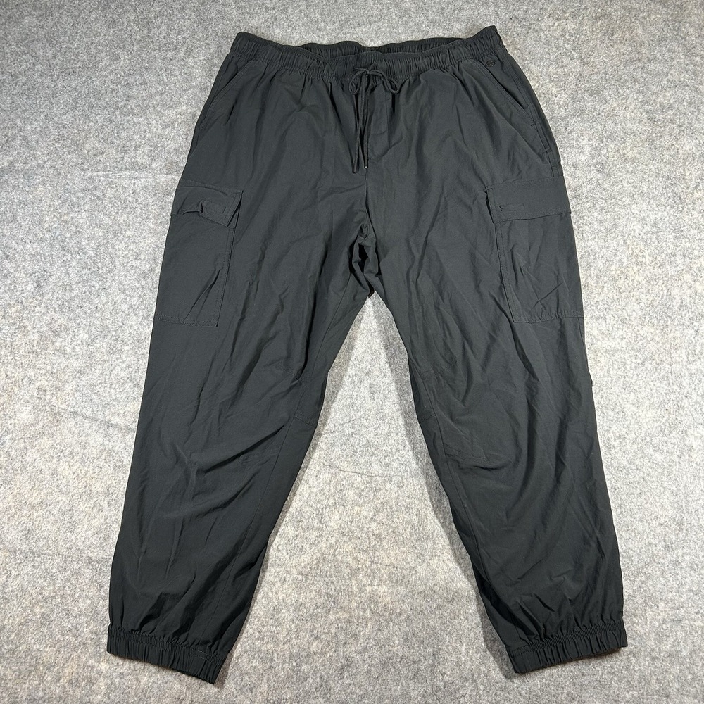 Calia Pants Womens XL Journey Collection High Rise Cargo Jogger Black Athletic